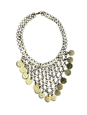 70s Gold Star Coachella Chainmail Necklace