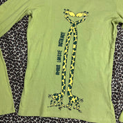 Cache Cache Giraffe Graphic Long Sleeve Baby Tee (XS)