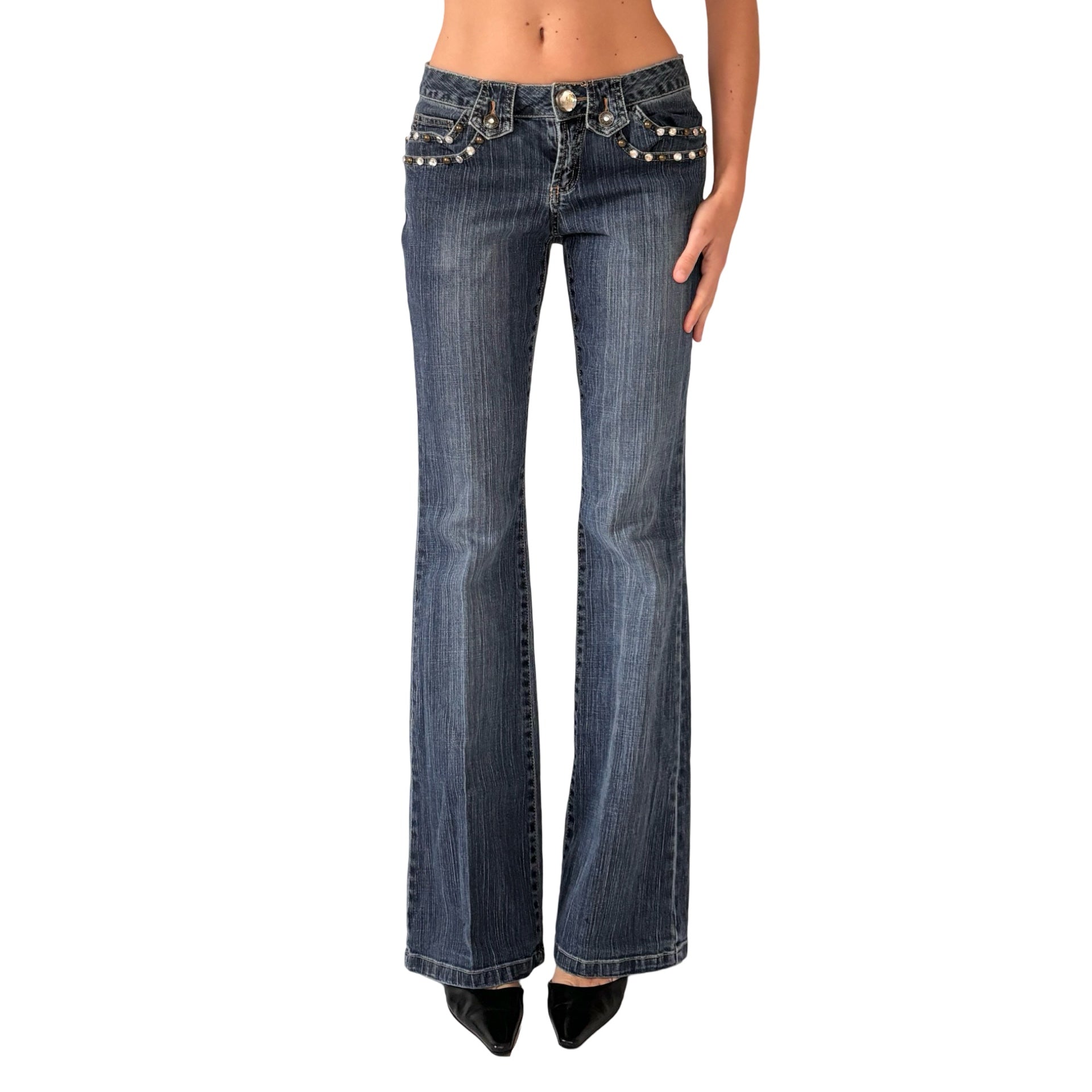 Y2K Bejeweled Jeans (S)