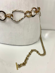 Gold & silver waist chain belt