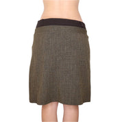 Y2K Italian Designer Layered Brown Skirt (M)