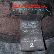 90s Custo Barcelona Futuristic Graphic Top (S)