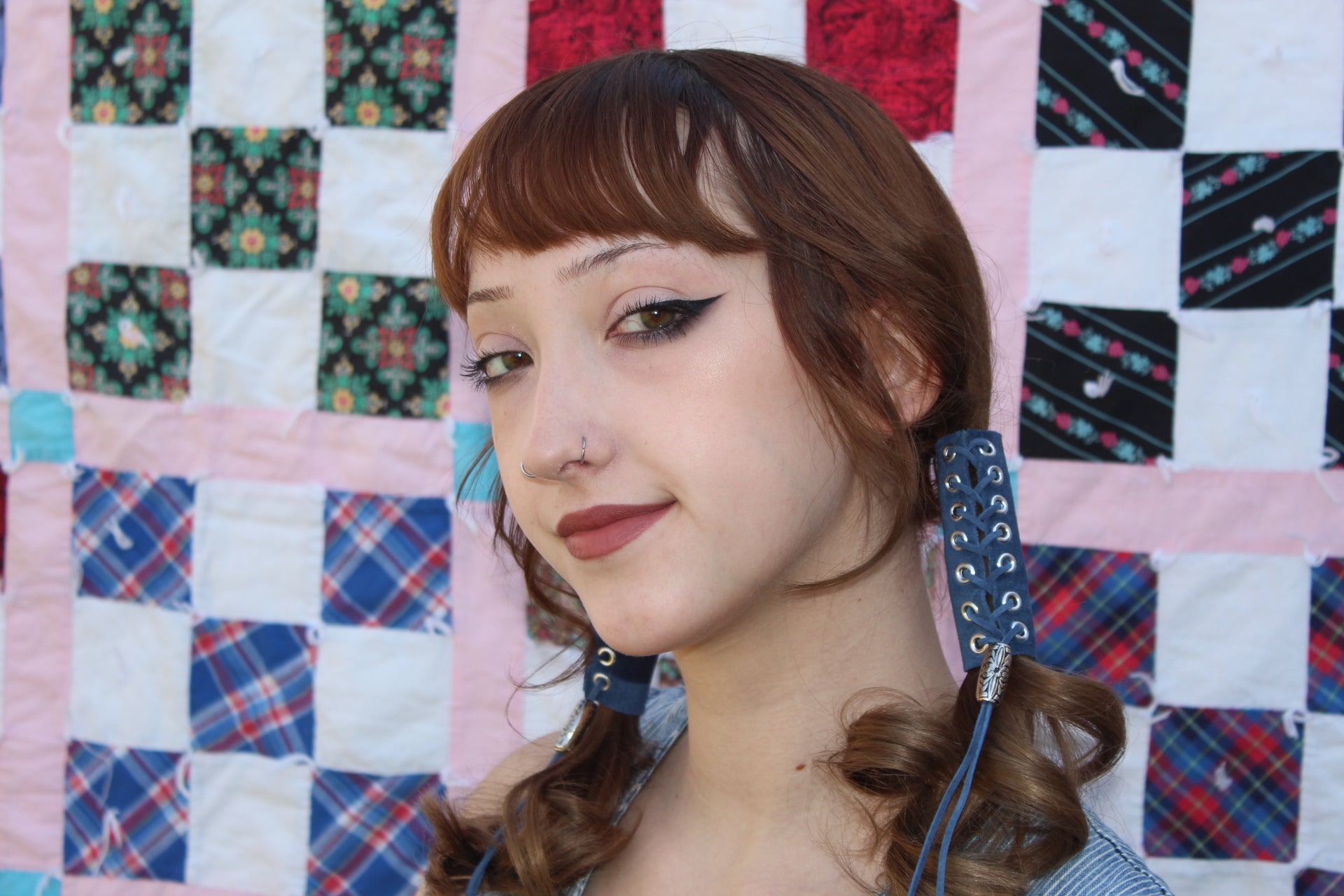 Leather Pigtail Hair Wraps