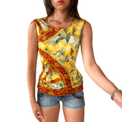 Dolce & Gabbana Sicilian Lemon Print Tank (M)