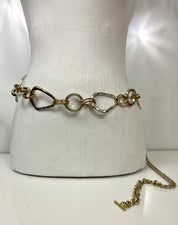 Gold & silver waist chain belt