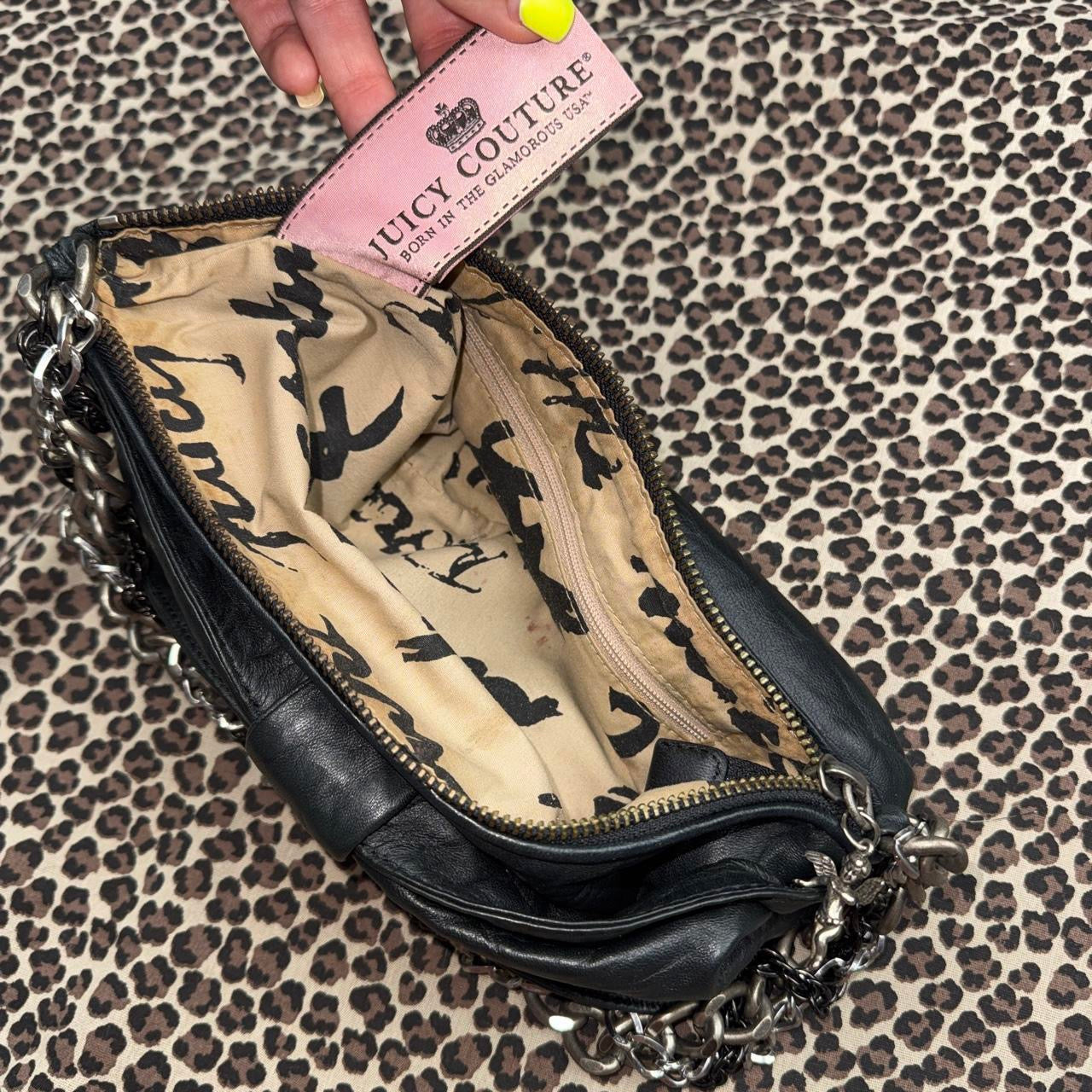 Juicy Couture Lamb Leather Bow Bag