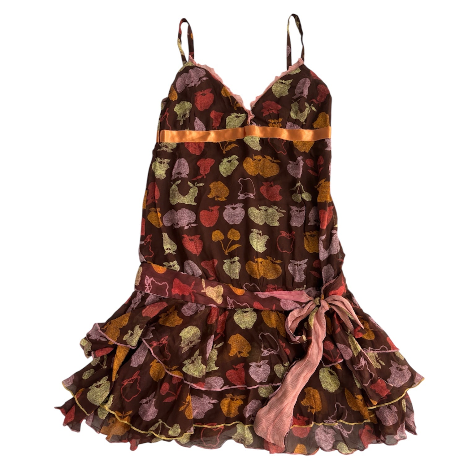 Miss Sixty Apple Silk Dress (XS/S)