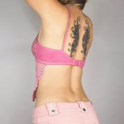 Hand-Dyed Antique Doily Top (M)
