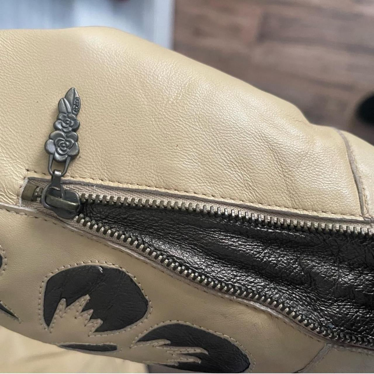 Vintage Floral Moto Jacket (S)