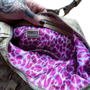 00s monogram guess slouchy shoulder bag