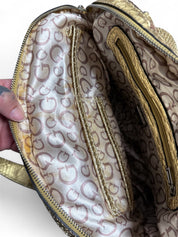 00s GUESS tiger print shoulder-bag