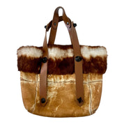 Studded Furry Handbag