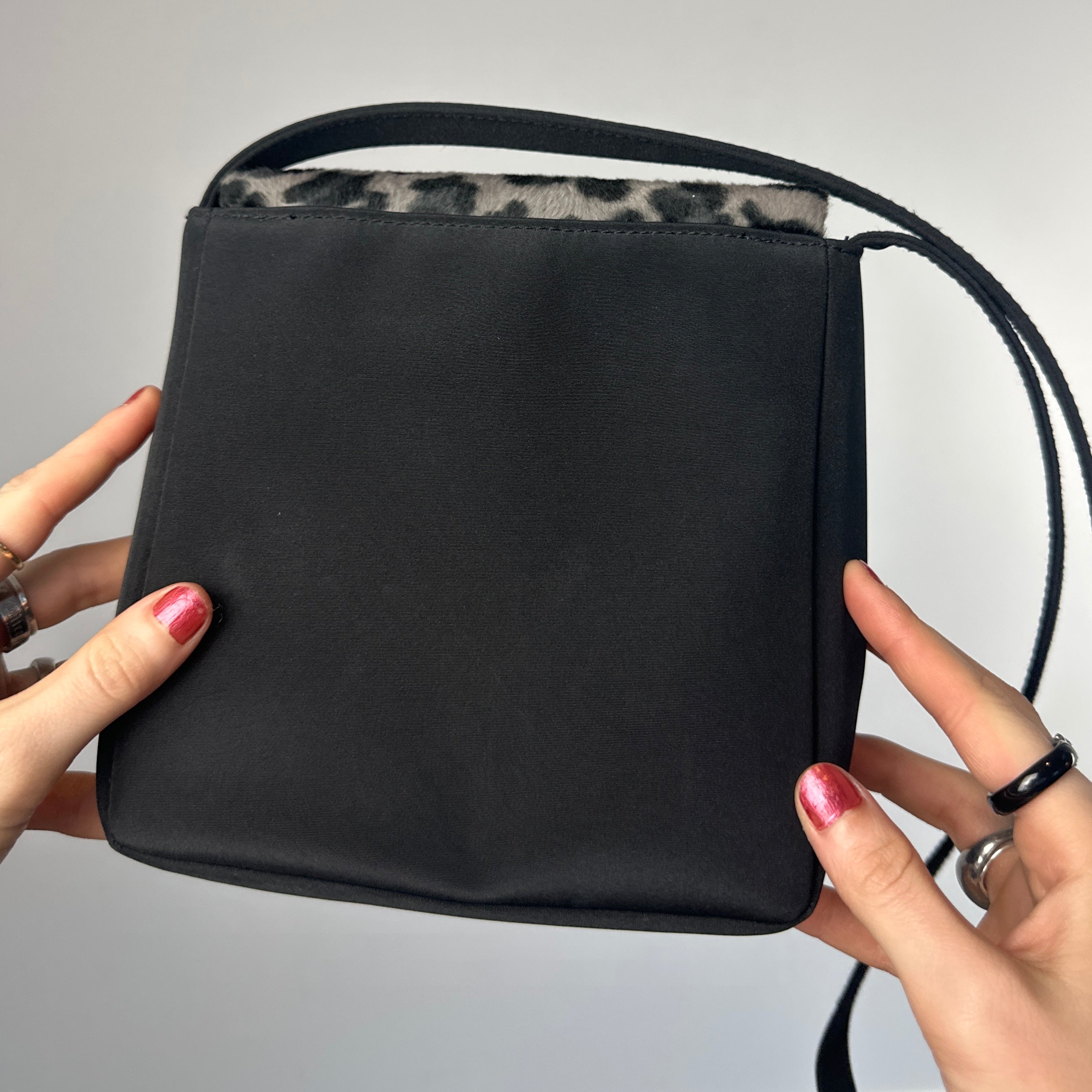 00s Leopard Crossbody Purse