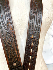 Vintage waist leather belt