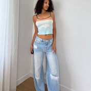 Vintage Naomi Campbell Jeans Knit Tank (S)