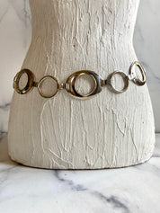 Silver Metal waist belt