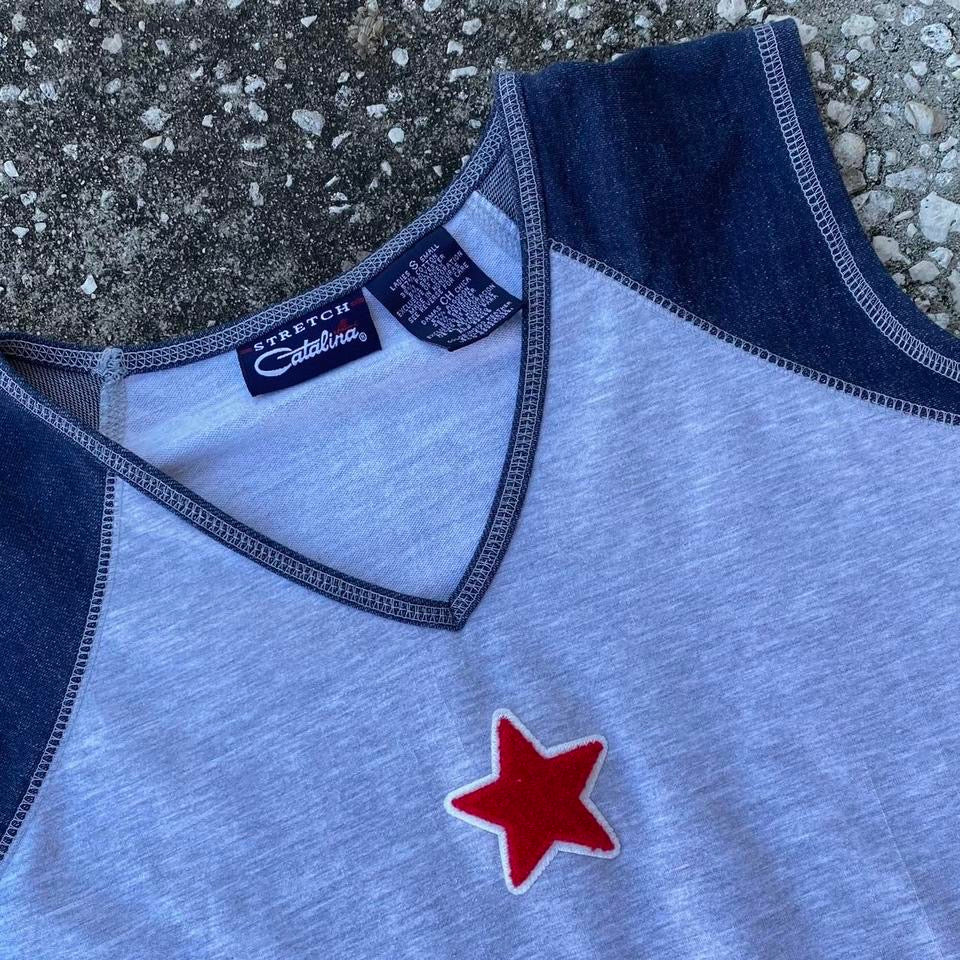 Y2K Star Baby Tee (L-XL)