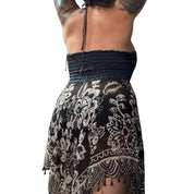 100% Silk fairy hem top/dress (XL)