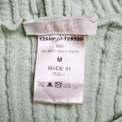 Y2K CHLOÉ Mint Silk Sweater (S)