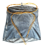 Miss Sixty Tied Denim Skirt