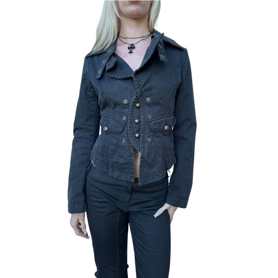 Vintage Diesel Black Utility Jacket (XS/S)