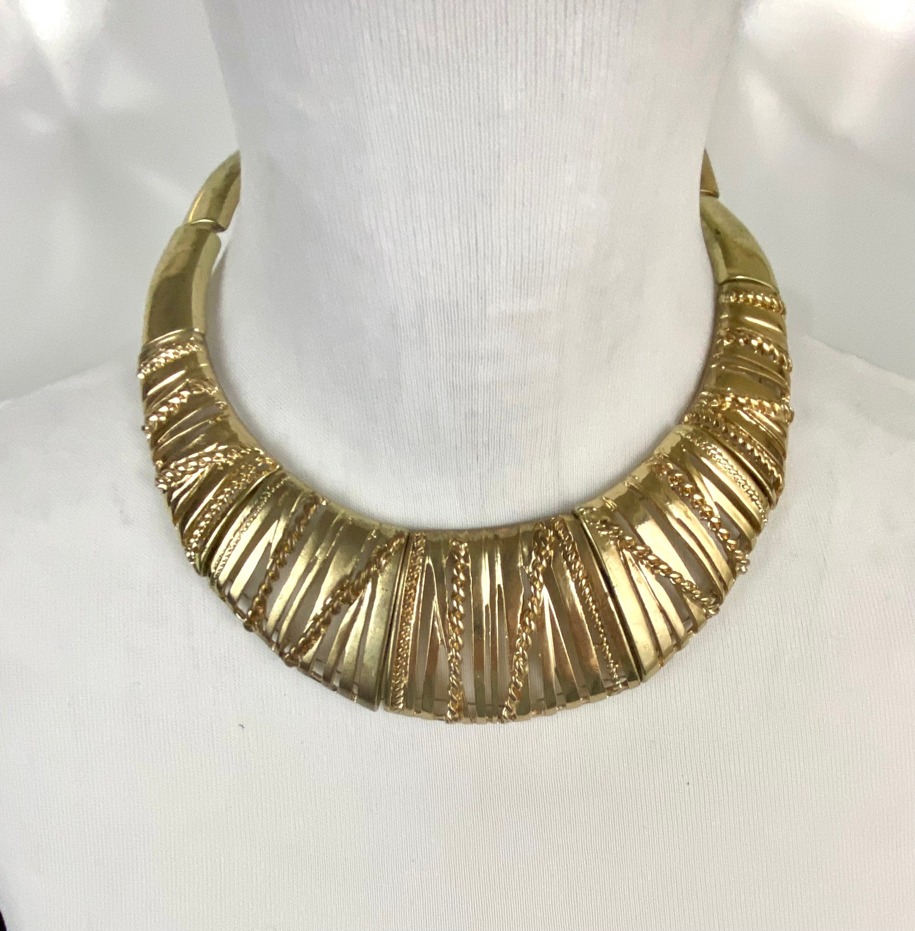 Vintage gold choker