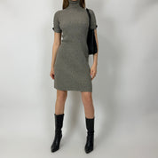 90s Grey Sweater Dress (M/L)