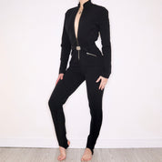 90s OZBEK Sexy Black Jumpsuit (M)