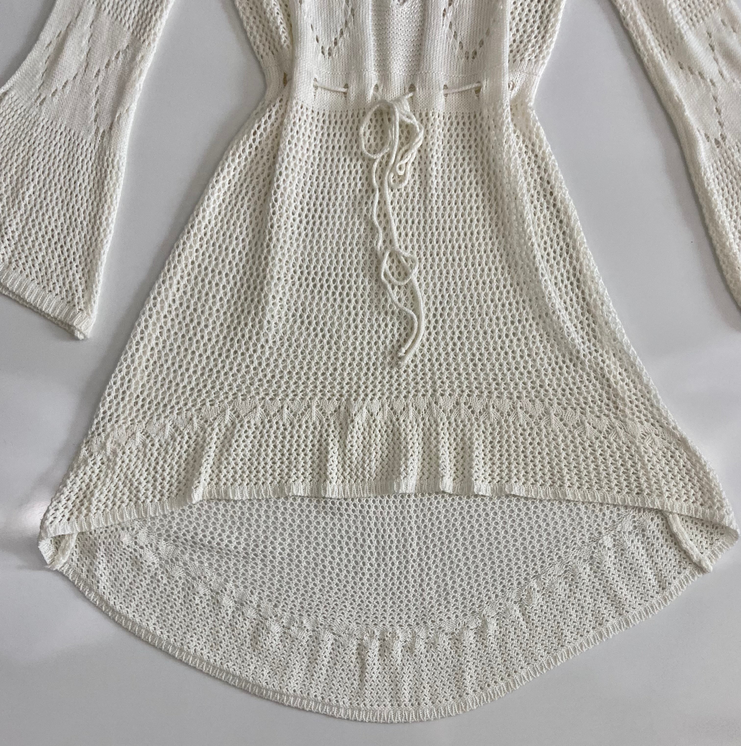Crochet cover up dress