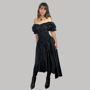Victorian Gothic Off The Shoulder Dress (S)