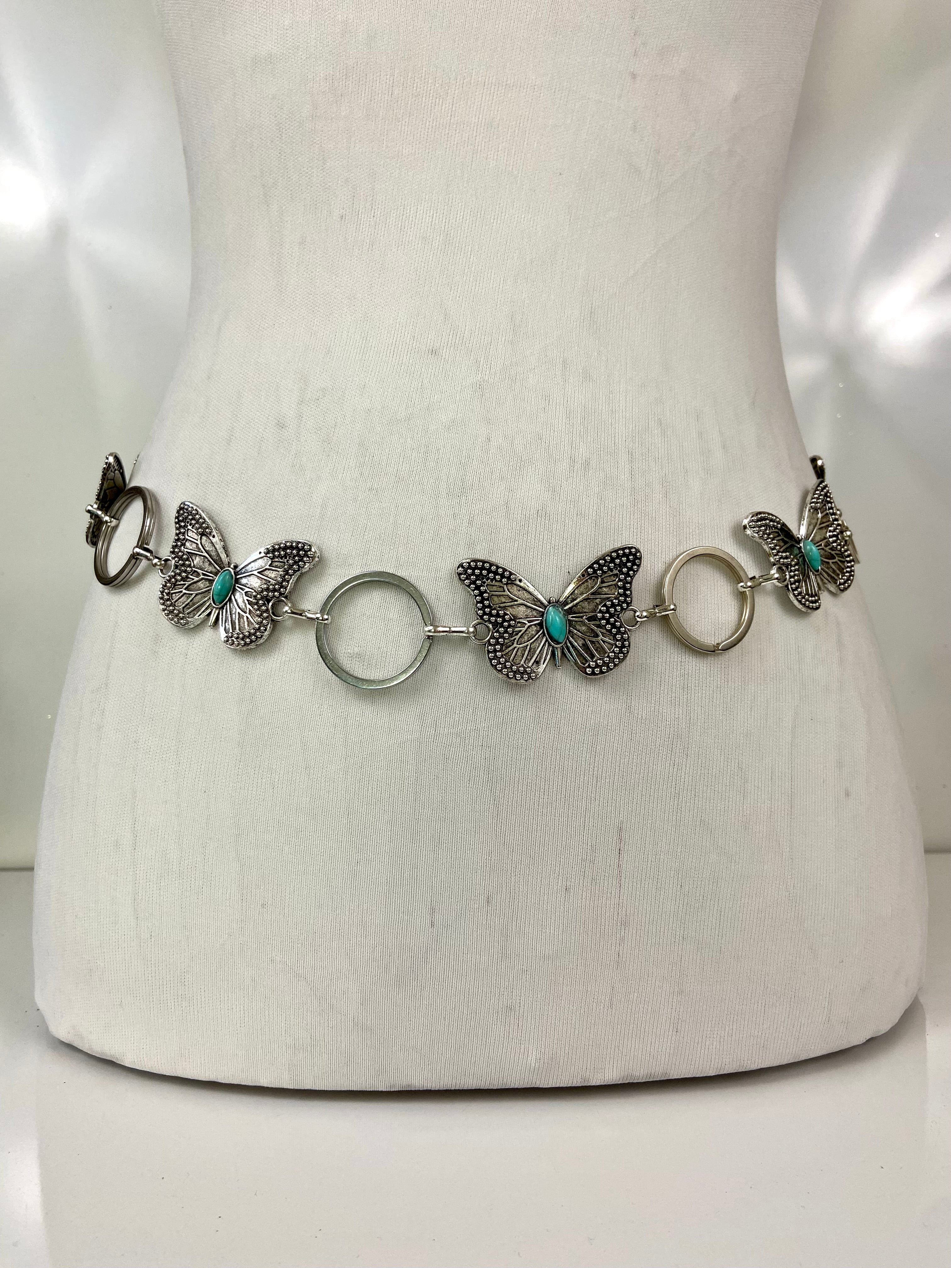 Turquoise butterfly 🦋 belt