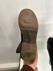 Vintage AllSaints Buckle Ponyhair Leather Ankle Boots (UK 5 US 7 EU 38)