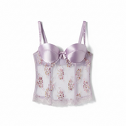 Secret treasures floral bustier cami (36B)