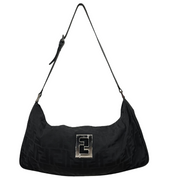 Vintage Fendi Monogram Baguette Shoulder Bag