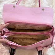 Y2K Baby Pink Buckle Bag