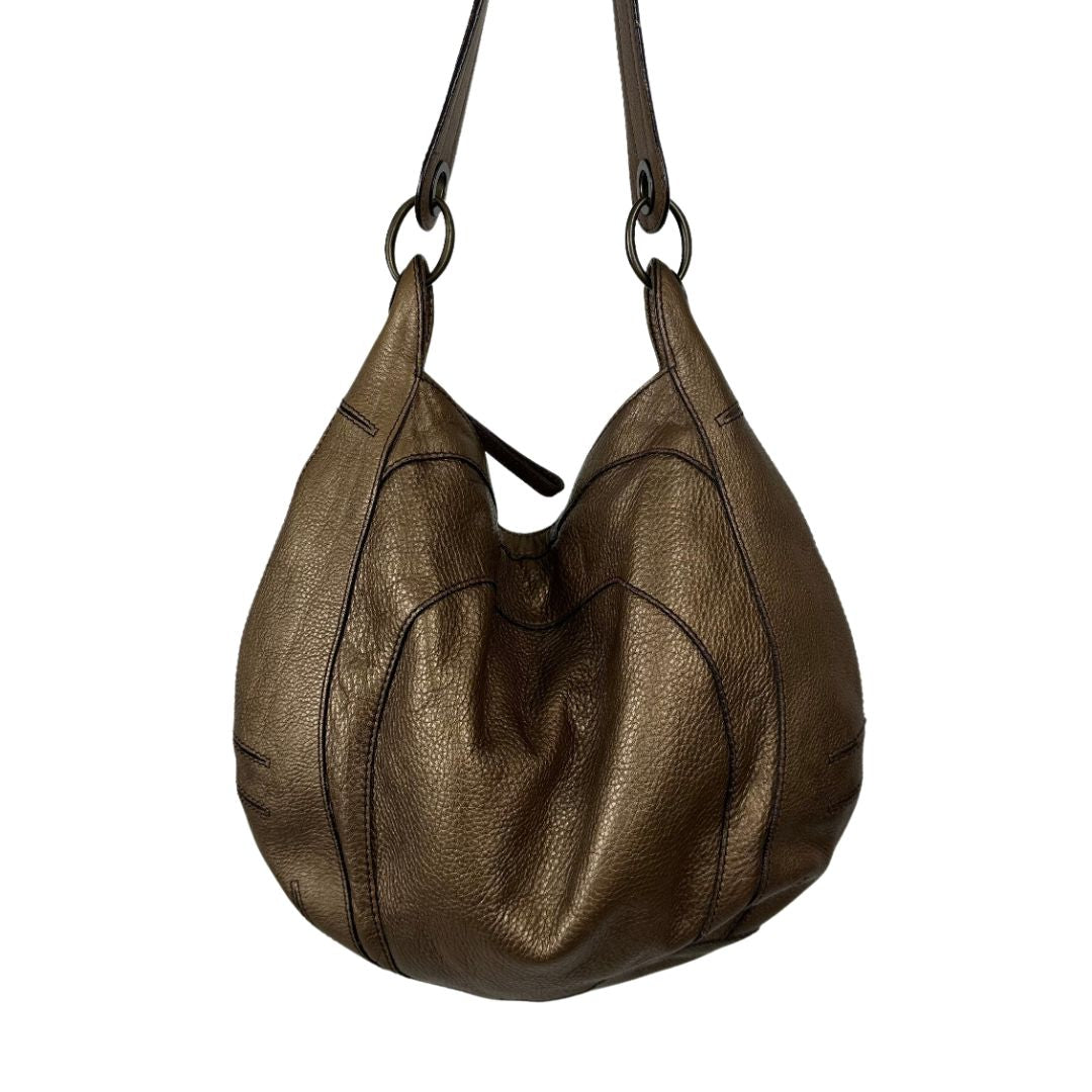 Vintage Bronze Leather Bag
