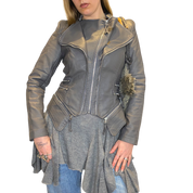 Vintage Drole De Copine 2 in 1 Leather Jacket (M)