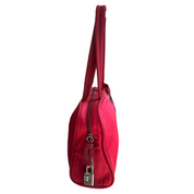 Vintage Prada Tessuto Shoulder Scarlet Red Bag