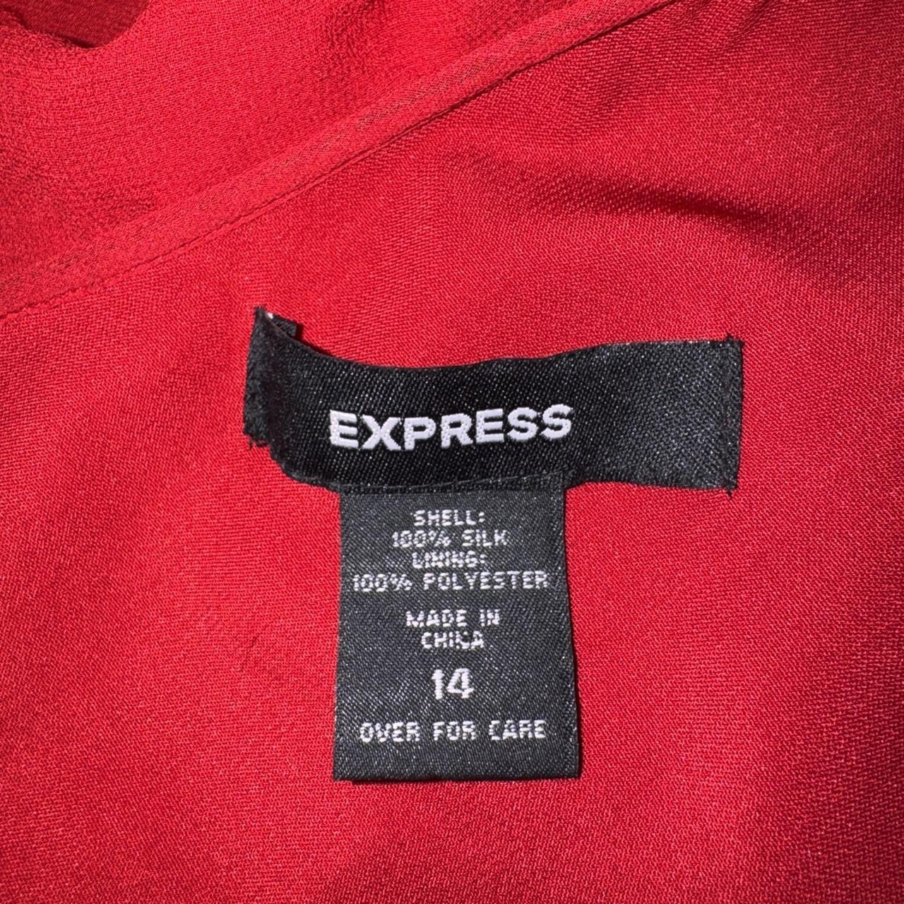 Silk Ruffle One Shoulder Dress (L)