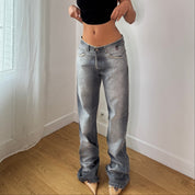 Vintage Light Wash Baggy Jeans (S) ⠀