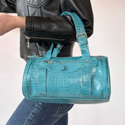 Y2K Vegan Leather Snakeskin Purse