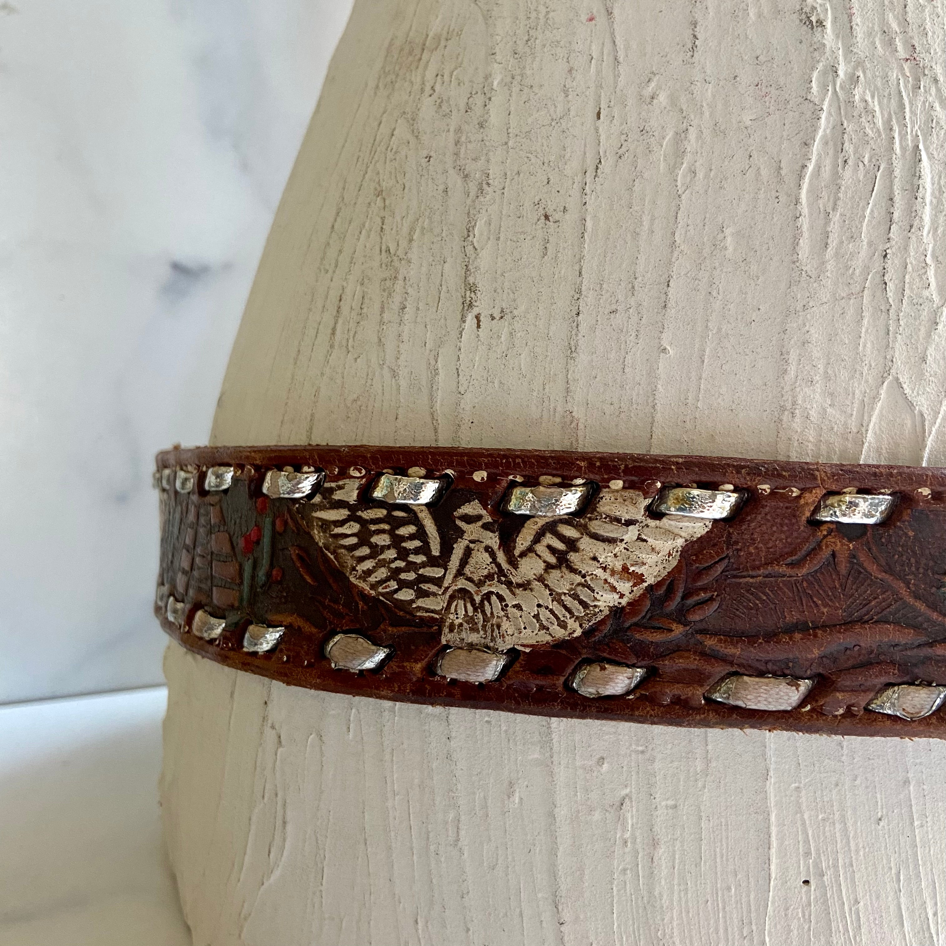 Vintage USA eagle belt