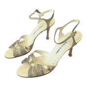 Snakeskin Manolo Blahniks (Size 8.5)