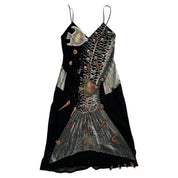 Vintage Italian Fish Print Dress (M)