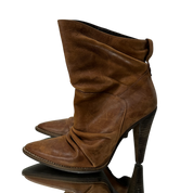 Vintage Slouch Italian Ankle Stiletto Boots (US 5)