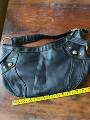 Black shoulder purse