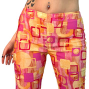 90s Geometric Funky Capris (S)