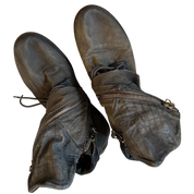 Vintage Airstep AS.98 Leather Pirate Slouch Biker Boots (US 8)