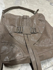 Vintage Religion Skull Embossed Slouch Hobo Boho Bag