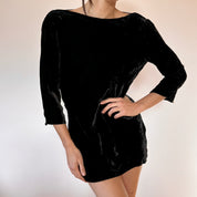 Juicy Couture Noir Velvet Tunic (S)